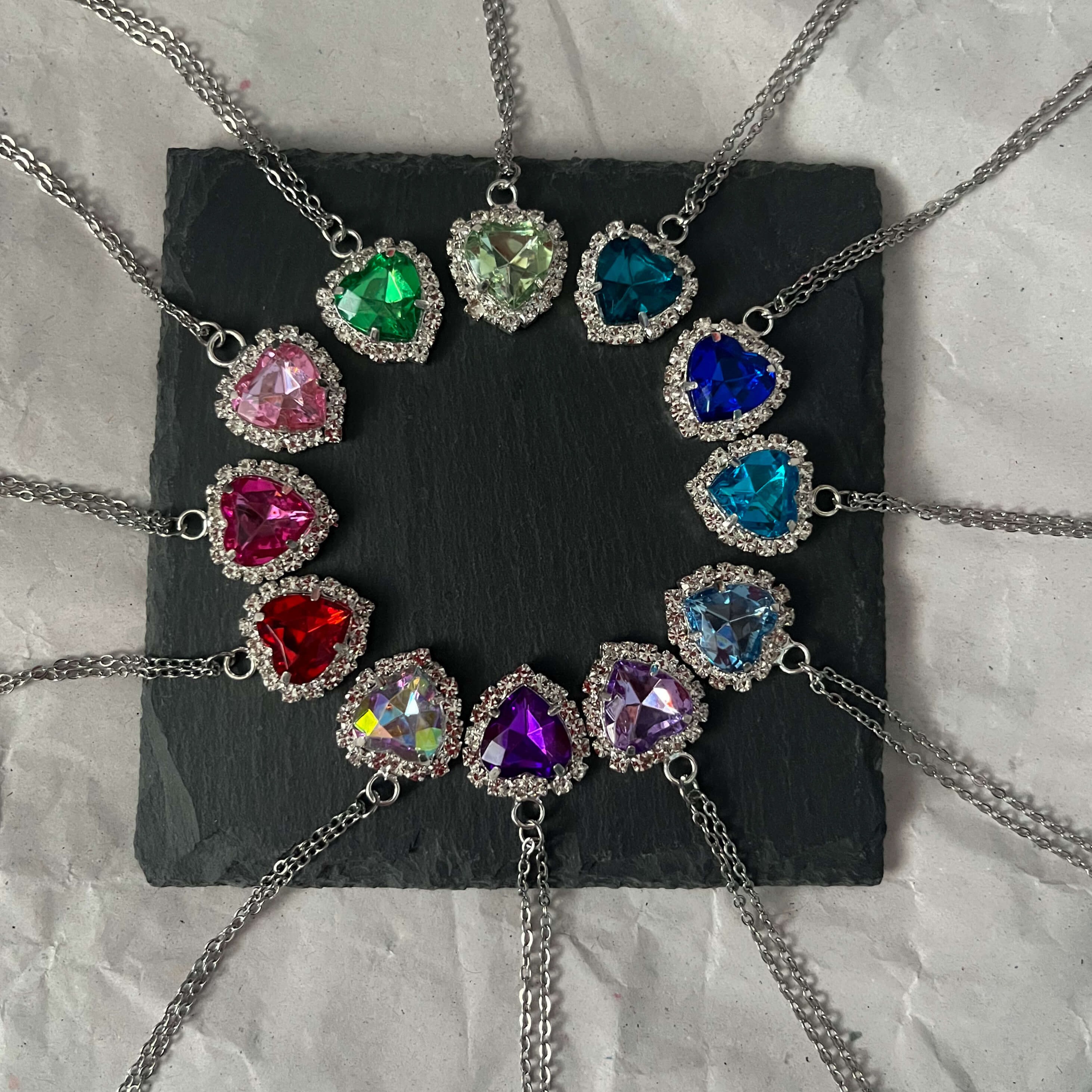 Diamond heart necklace