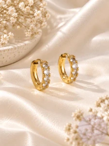 Bold Zirconia Hoops